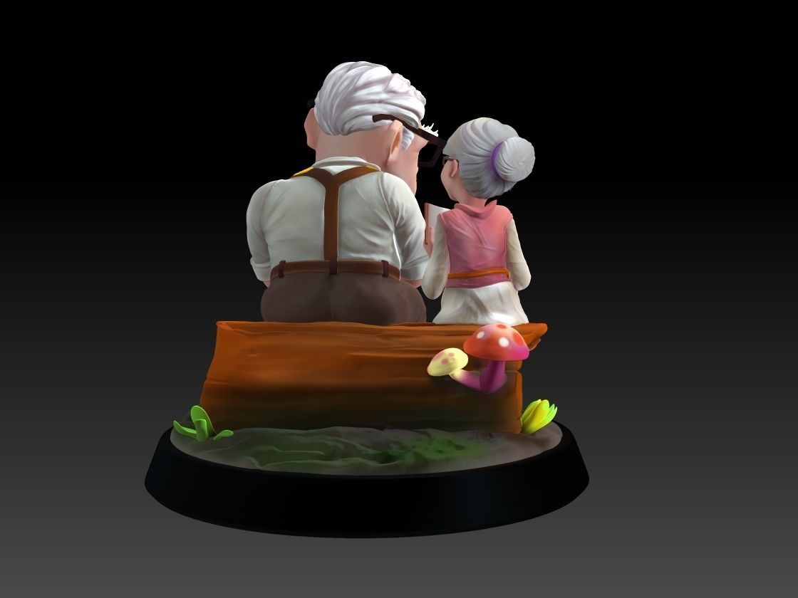 Carl and Ellie 3D Print Model 3D print model_3