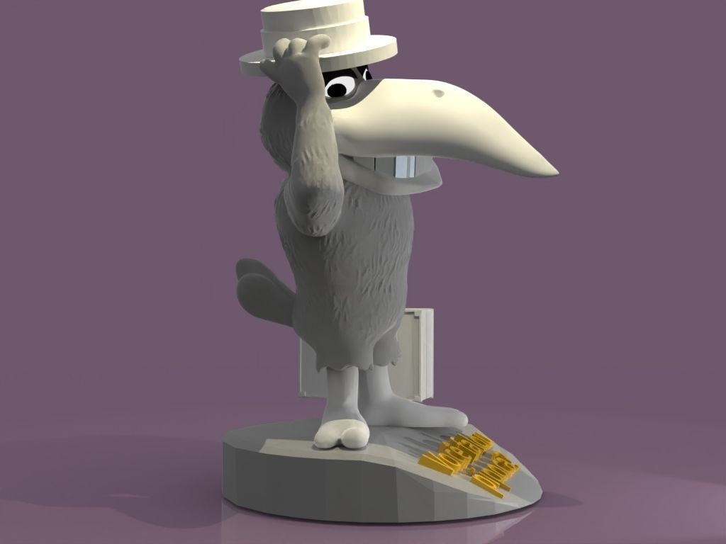 Jubilee Woody Woodpecker 3D print model_6