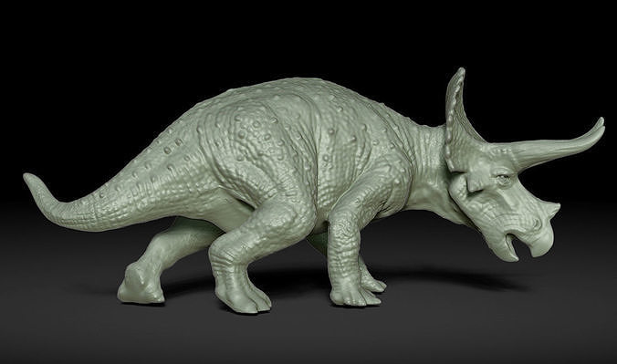 Triceratops Free 3D print model