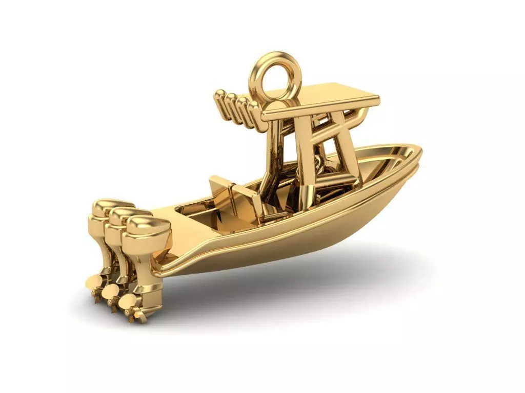 Center Console Boat Pendant 3D print model_0