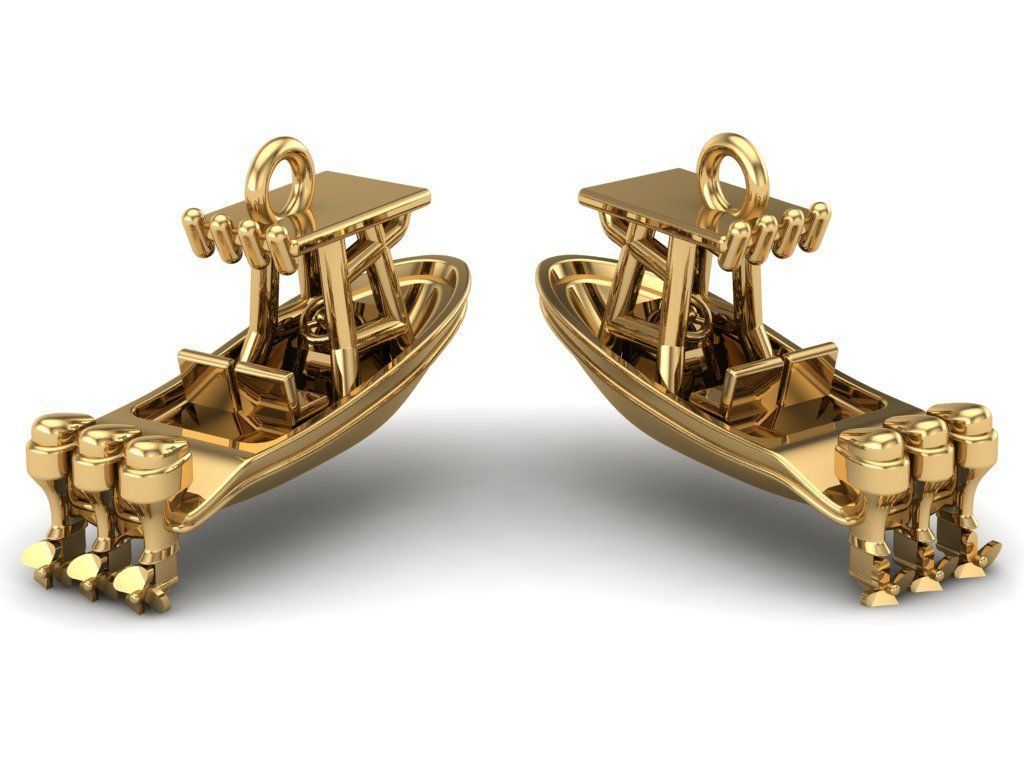 Center Console Boat Pendant 3D print model_6