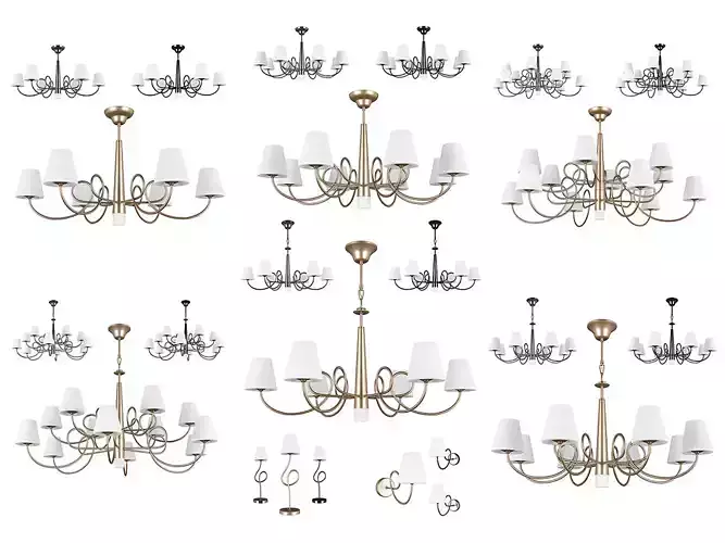 814 Vortico Lightstar Collection of Modern Lamps 
