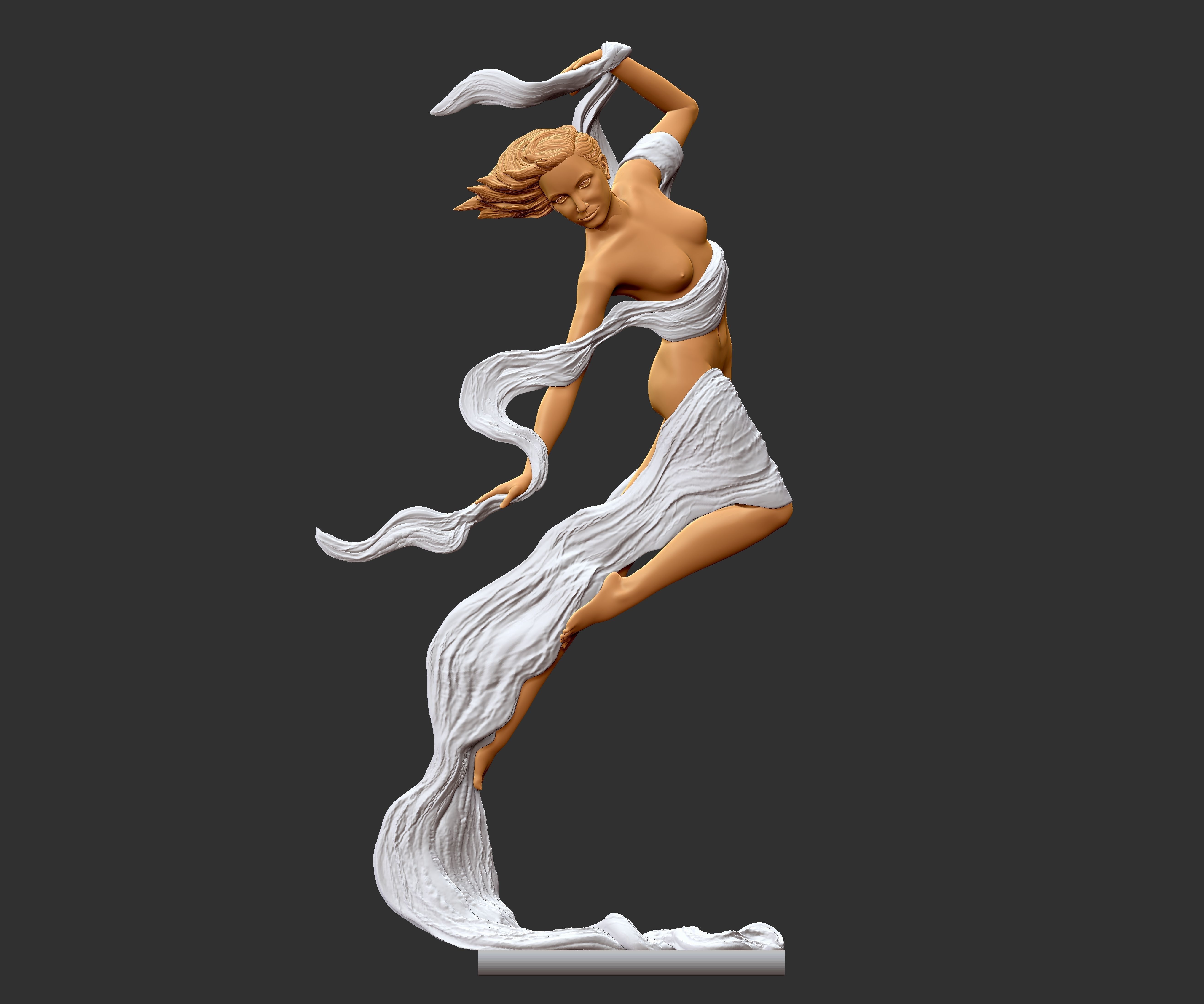 THE FLIGHT GIRL - LUO LI RONG 3D print model_11