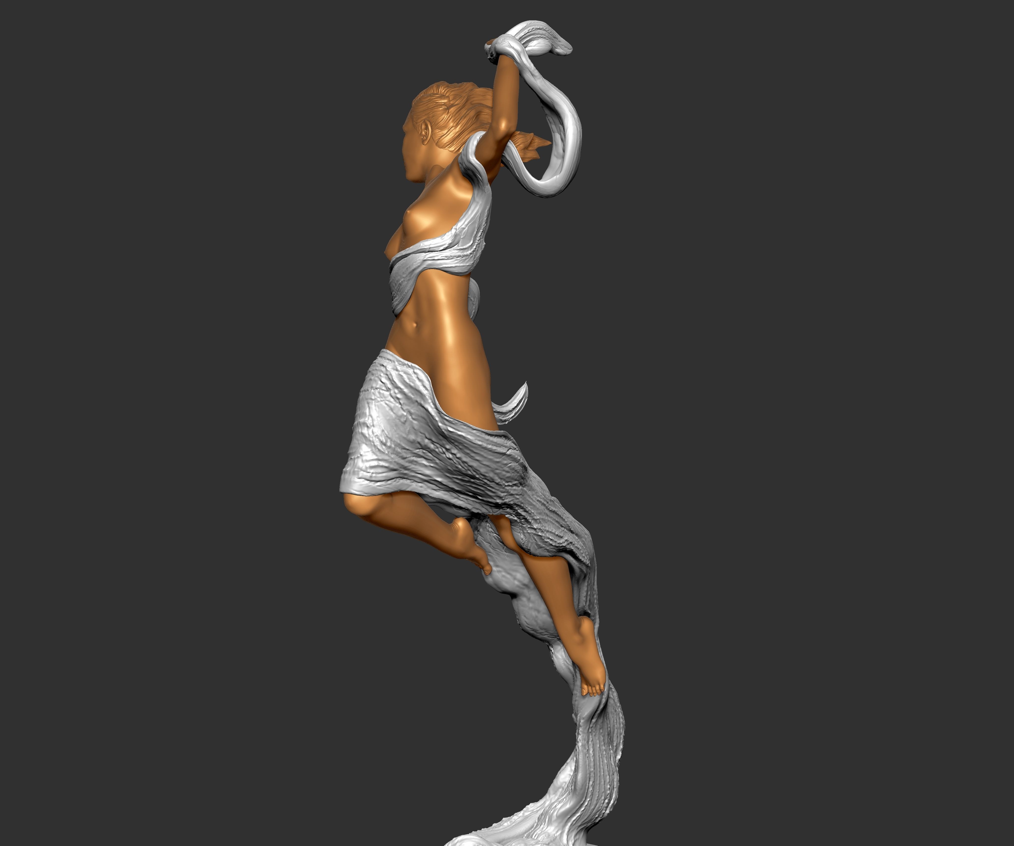 THE FLIGHT GIRL - LUO LI RONG 3D print model_16