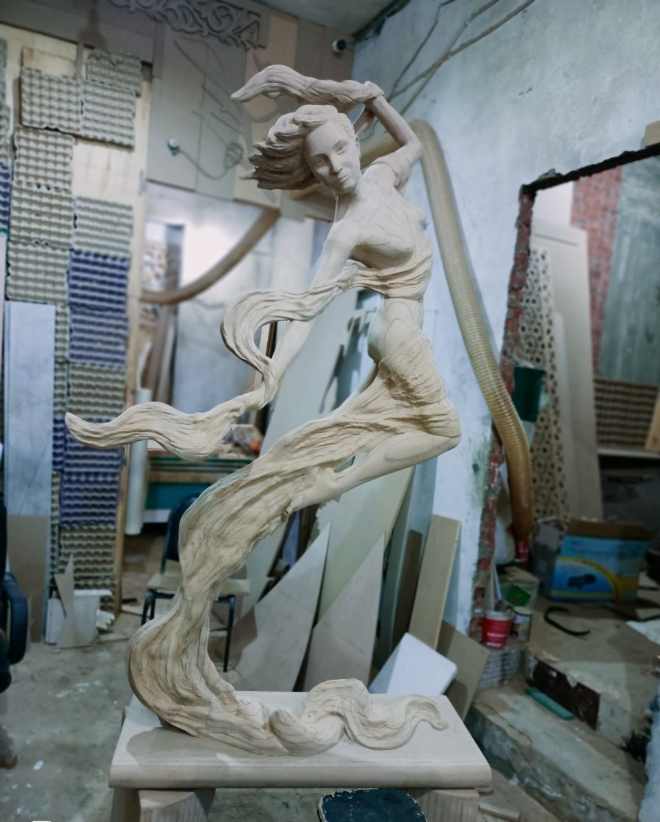 THE FLIGHT GIRL - LUO LI RONG 3D print model_22