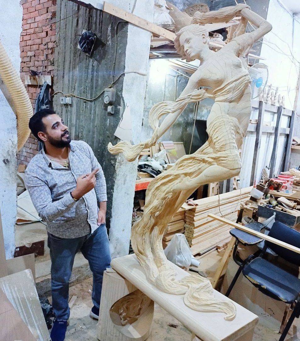 THE FLIGHT GIRL - LUO LI RONG 3D print model_3