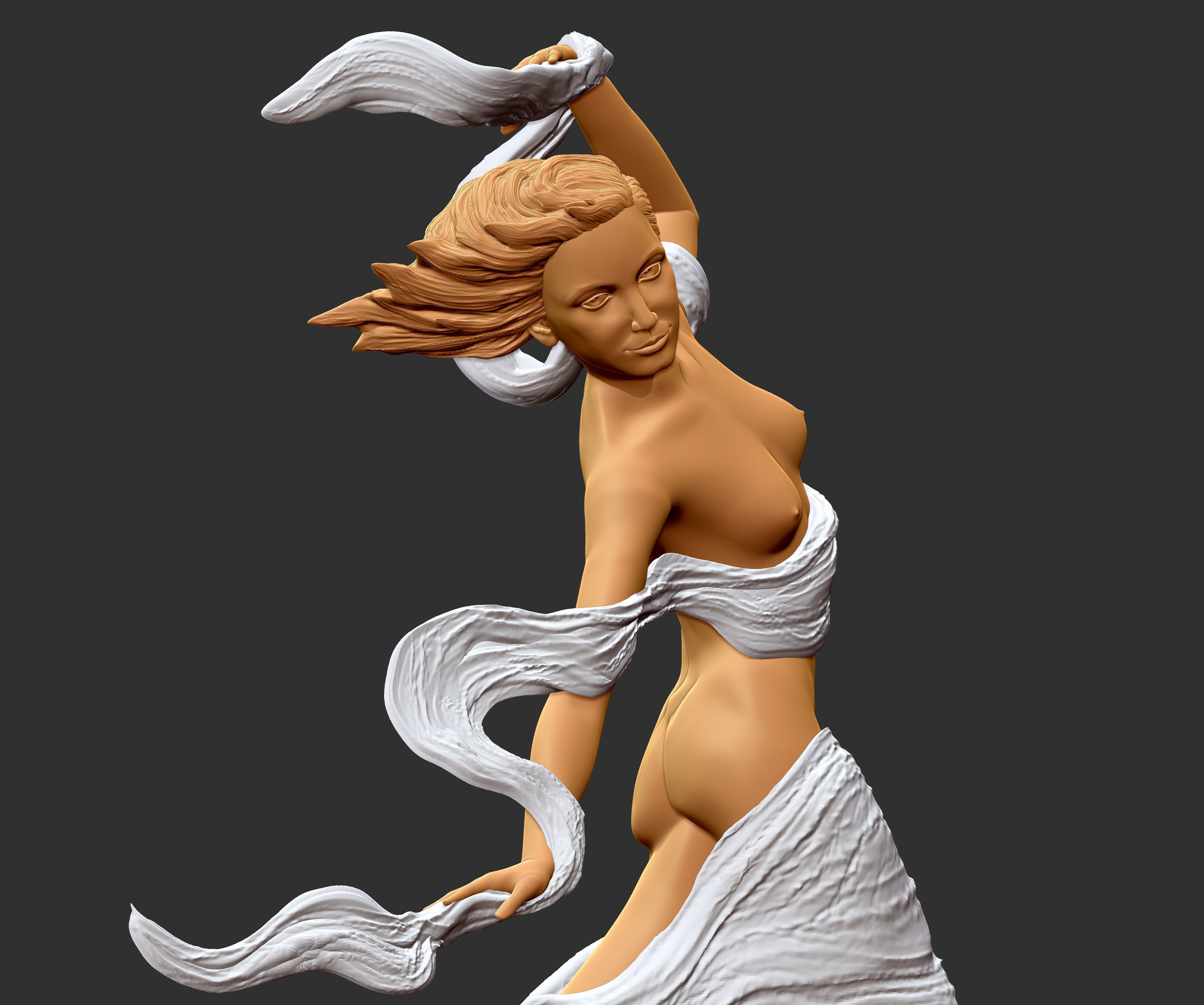 THE FLIGHT GIRL - LUO LI RONG 3D print model_20