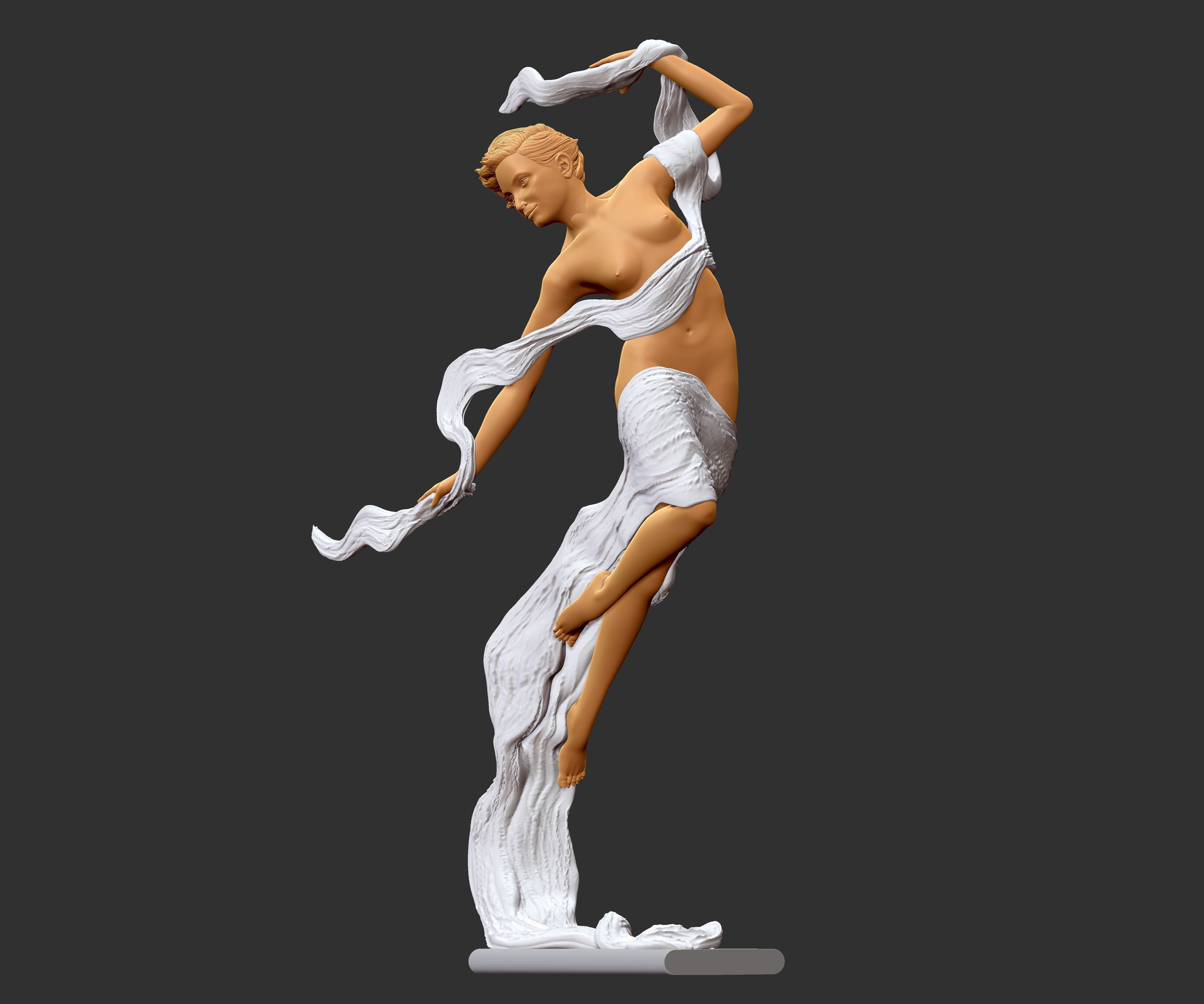 THE FLIGHT GIRL - LUO LI RONG 3D print model_7