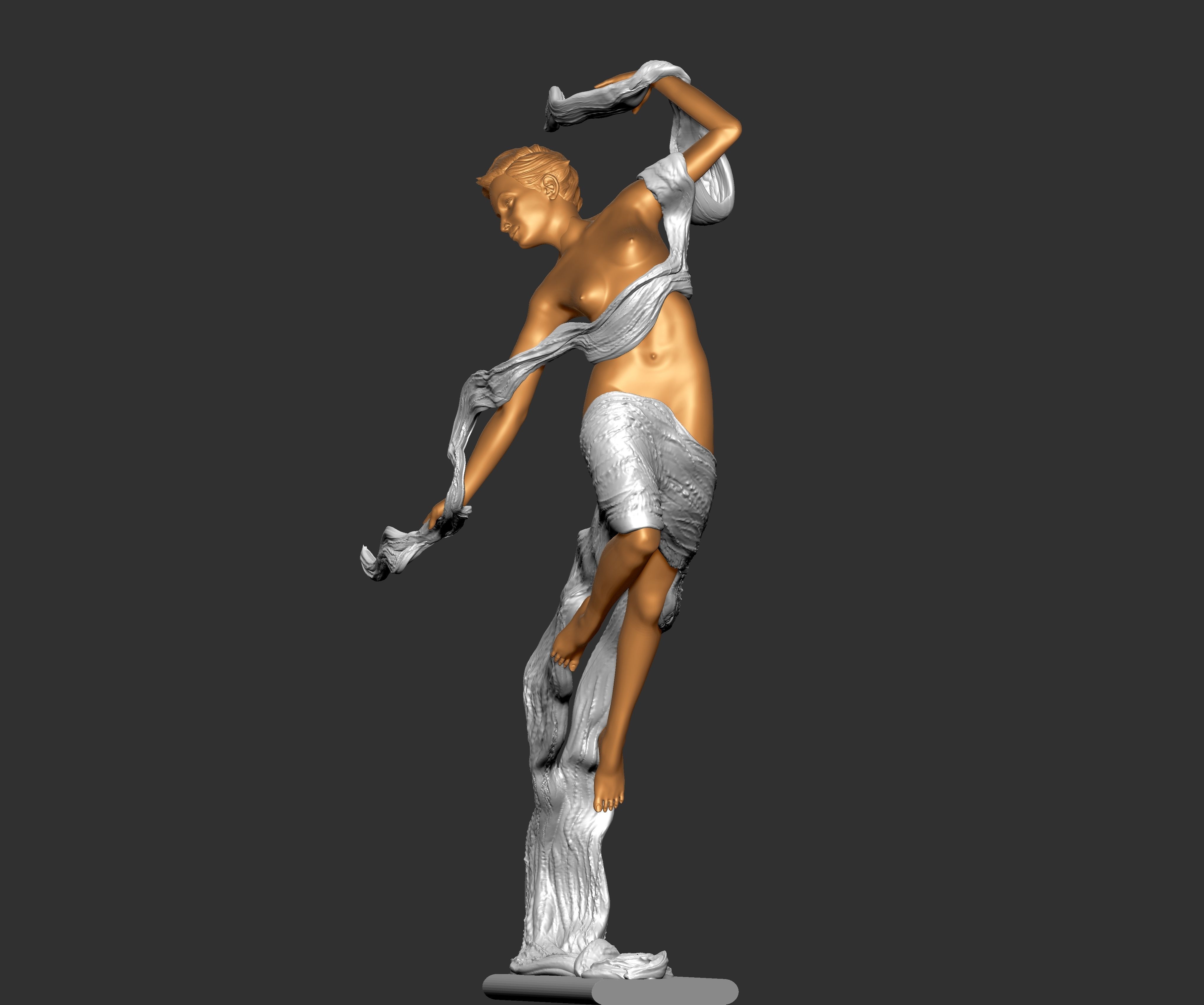 THE FLIGHT GIRL - LUO LI RONG 3D print model_15