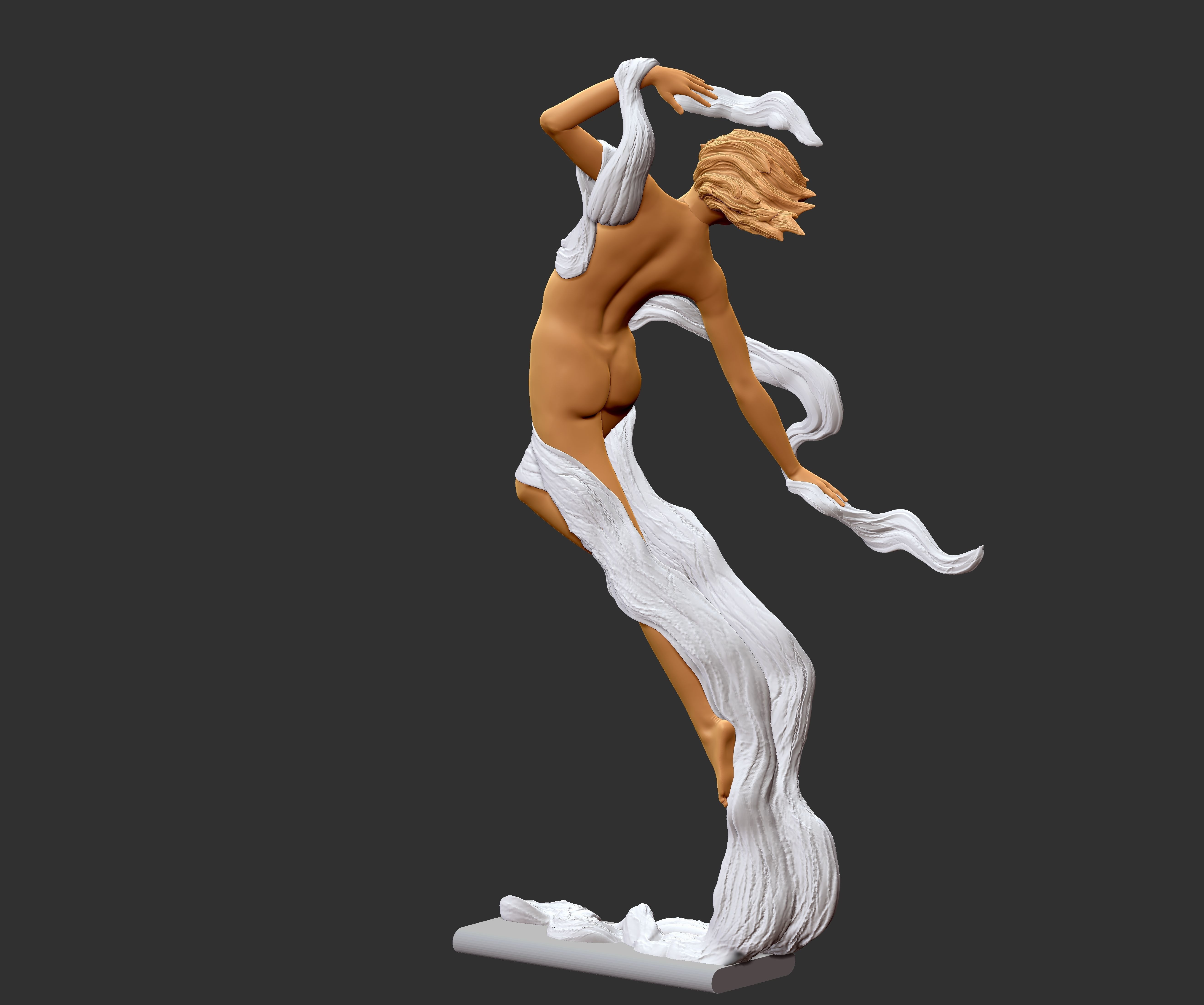 THE FLIGHT GIRL - LUO LI RONG 3D print model_17