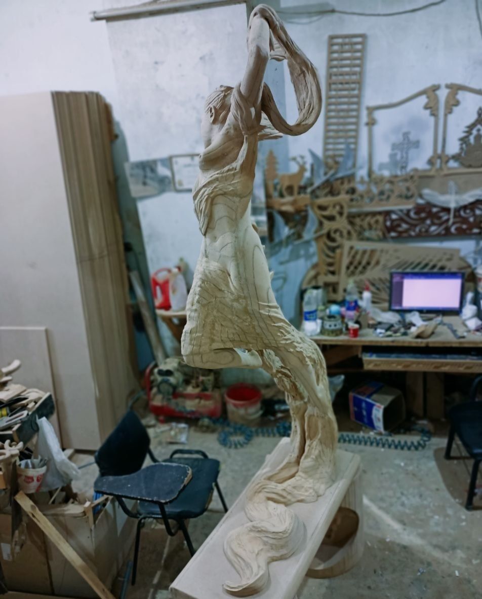 THE FLIGHT GIRL - LUO LI RONG 3D print model_21