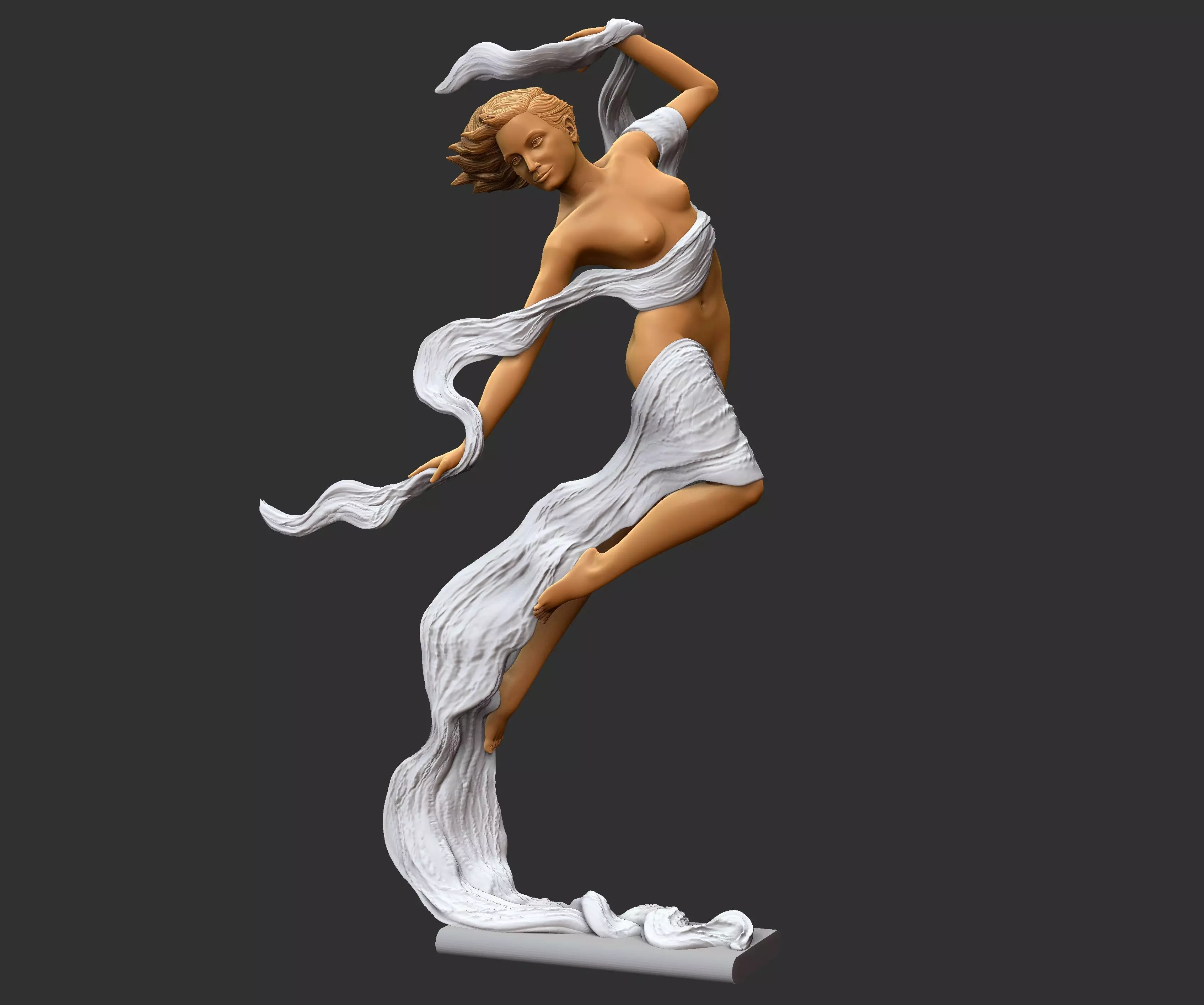 THE FLIGHT GIRL - LUO LI RONG 3D print model_0