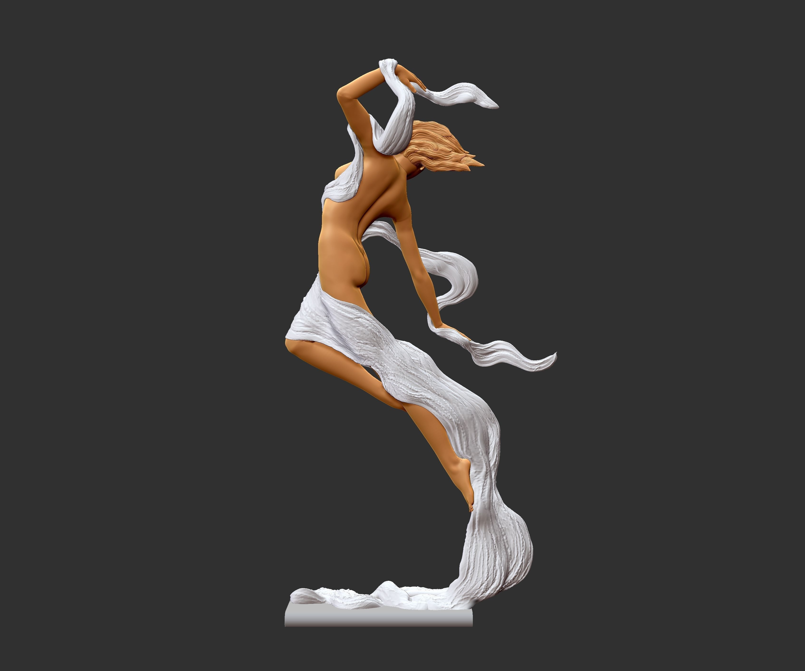 THE FLIGHT GIRL - LUO LI RONG 3D print model_4