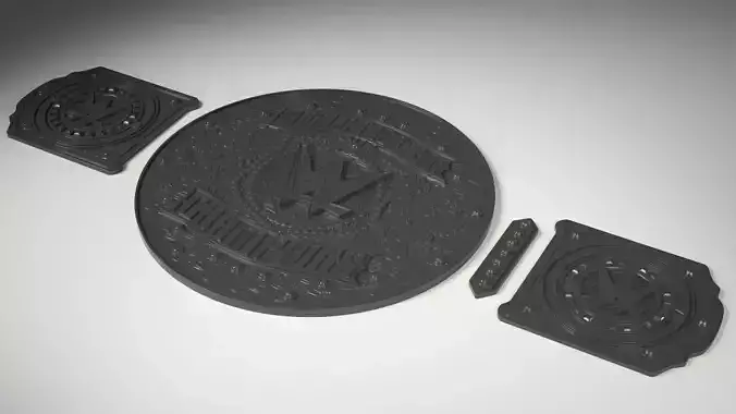 WWE World Tag Champion Belt 3D print model