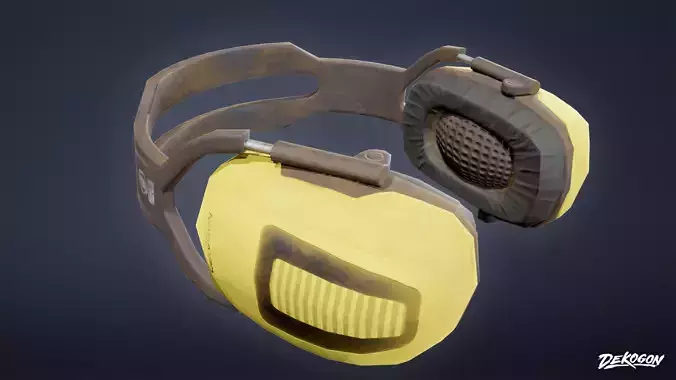 FIRING RANGE - Ear Protectors 01 - LOW POLY
