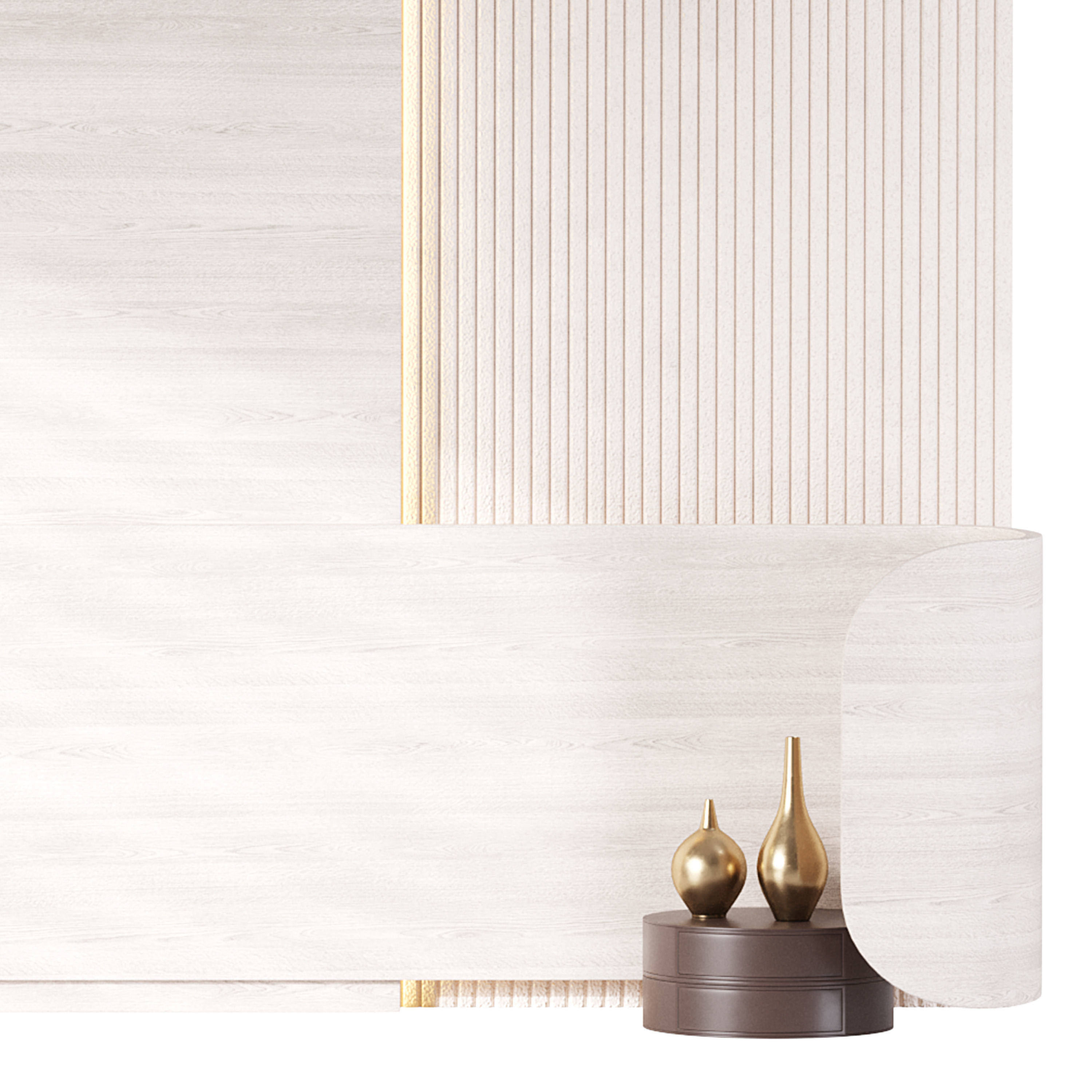 Decorative Wall panel  15 3D model_6