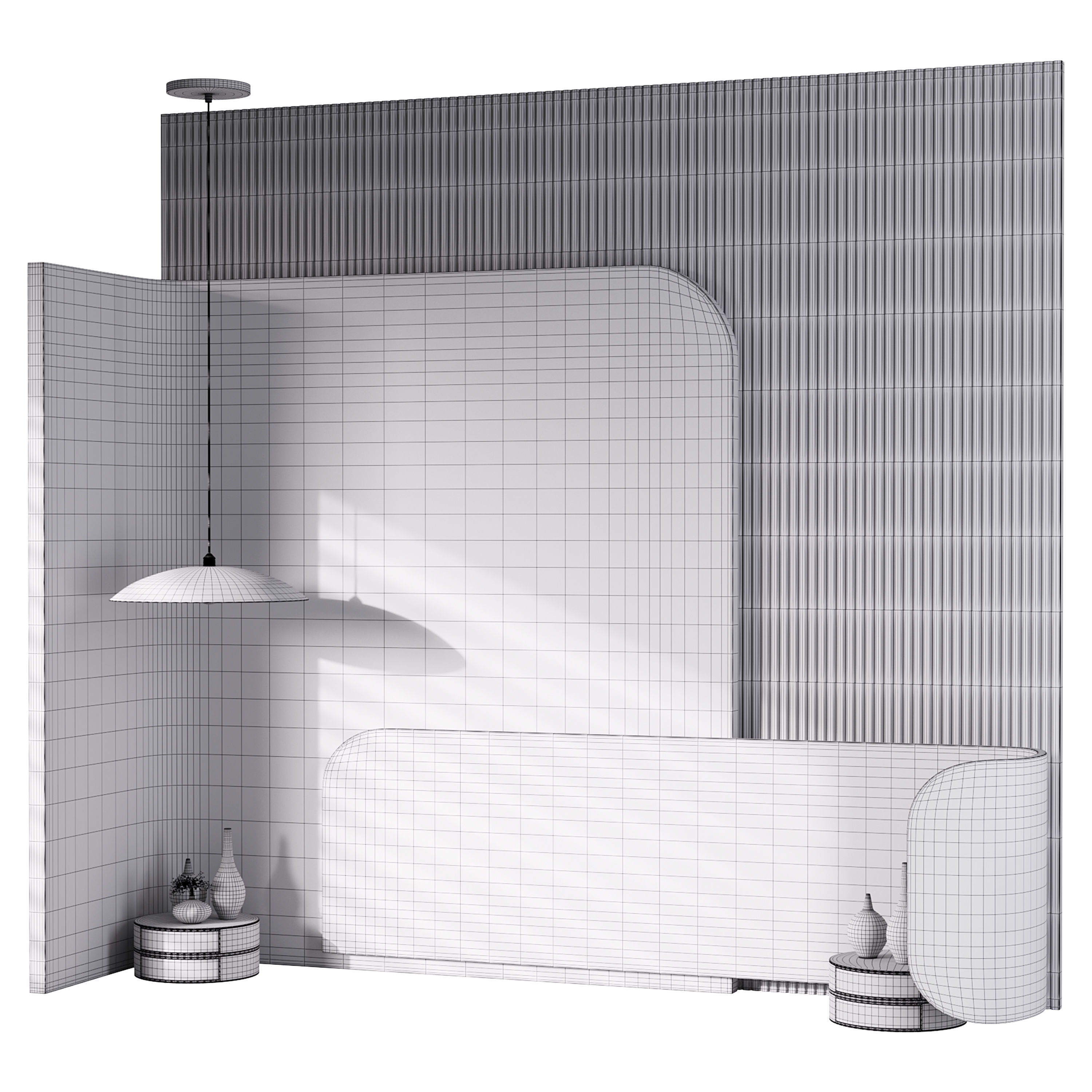 Decorative Wall panel  15 3D model_14