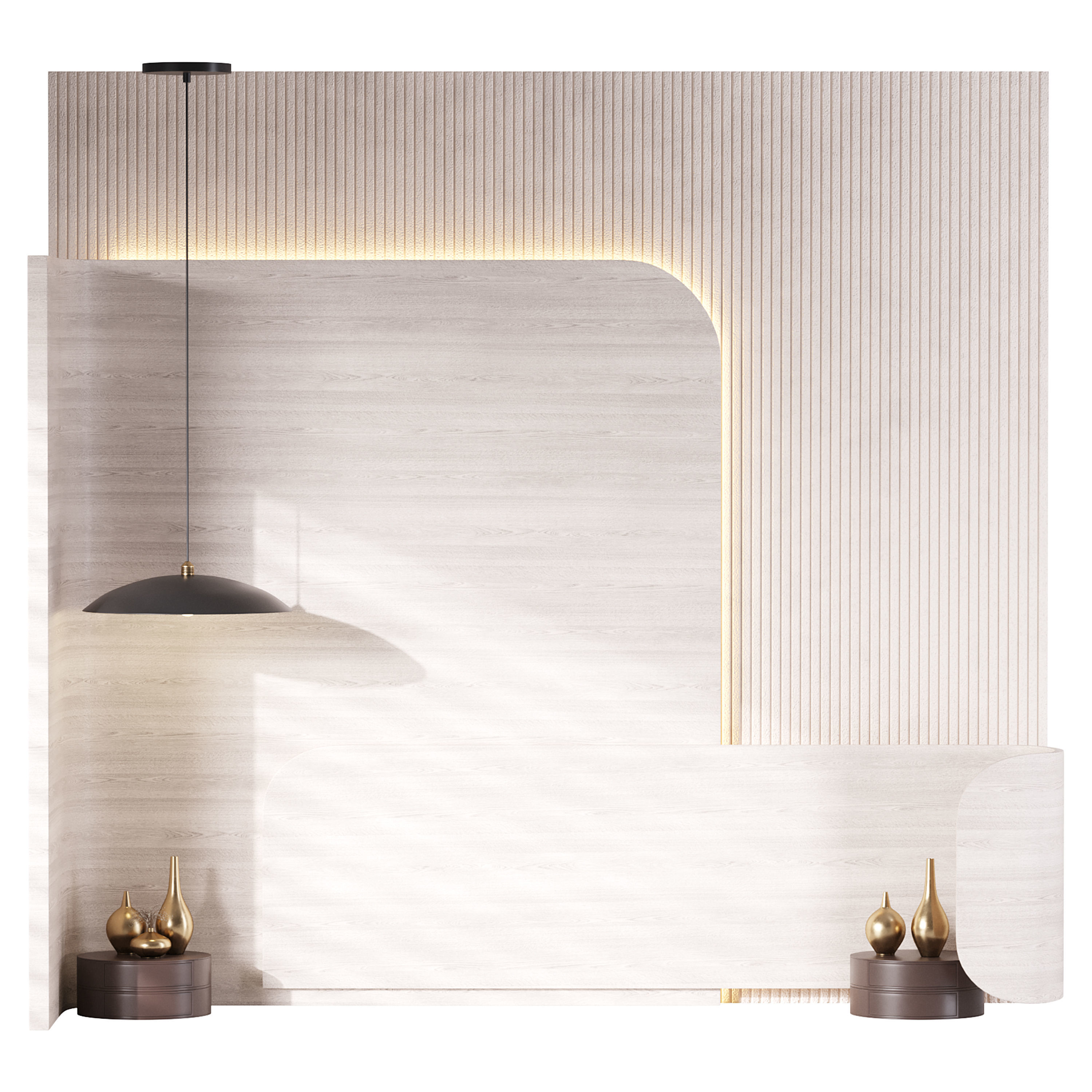 Decorative Wall panel  15 3D model_3