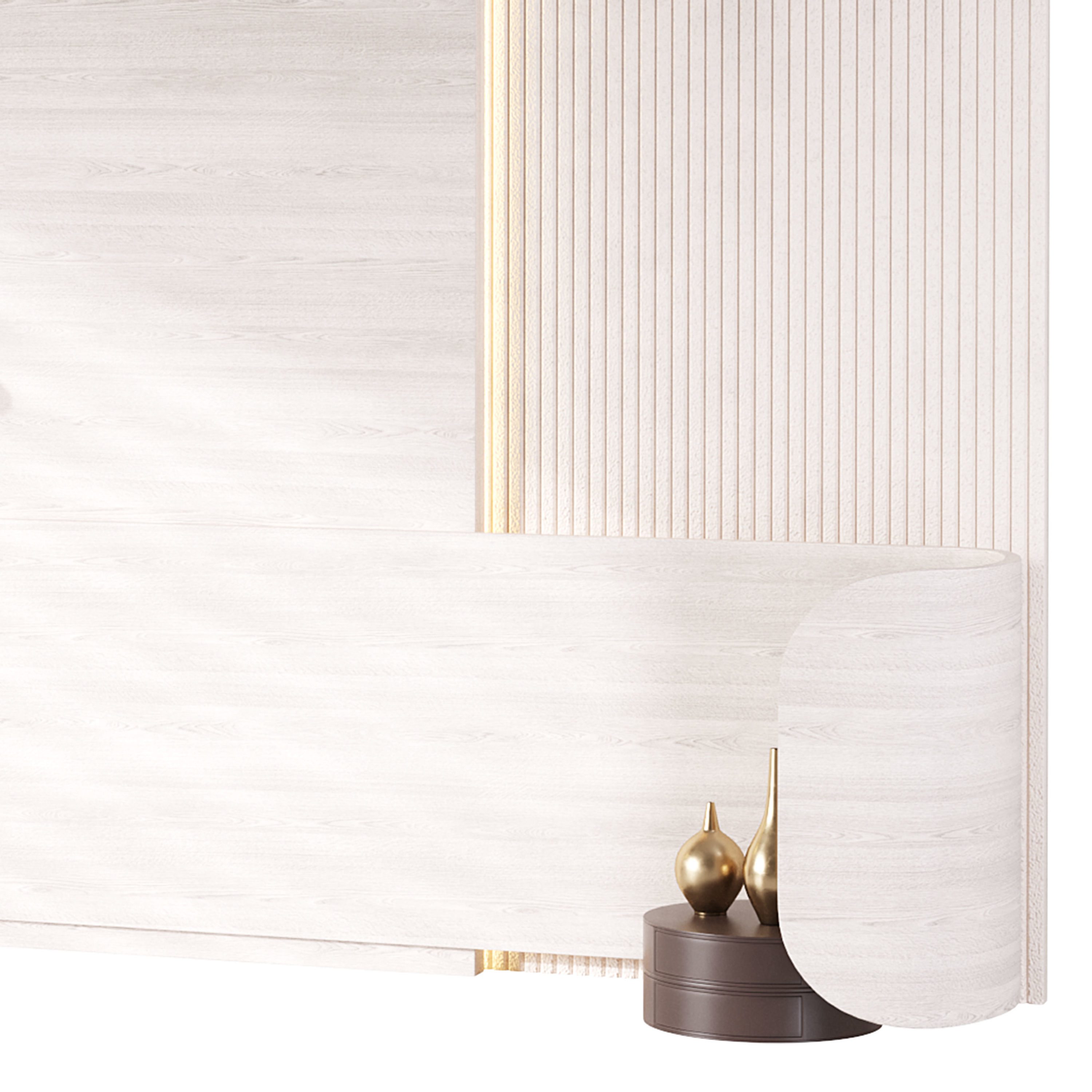 Decorative Wall panel  15 3D model_8