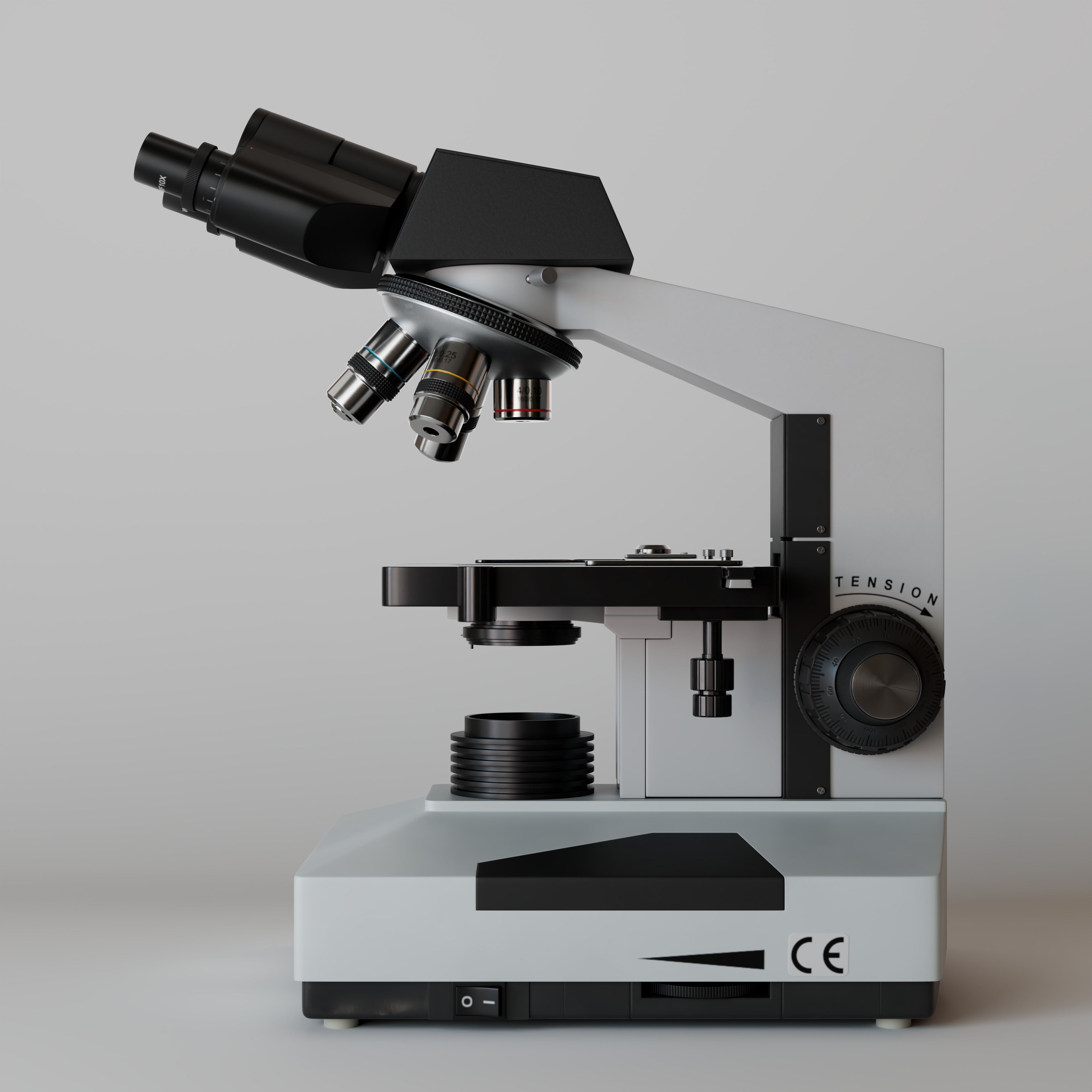 AmScope B490 binocular microscope 3D model_2
