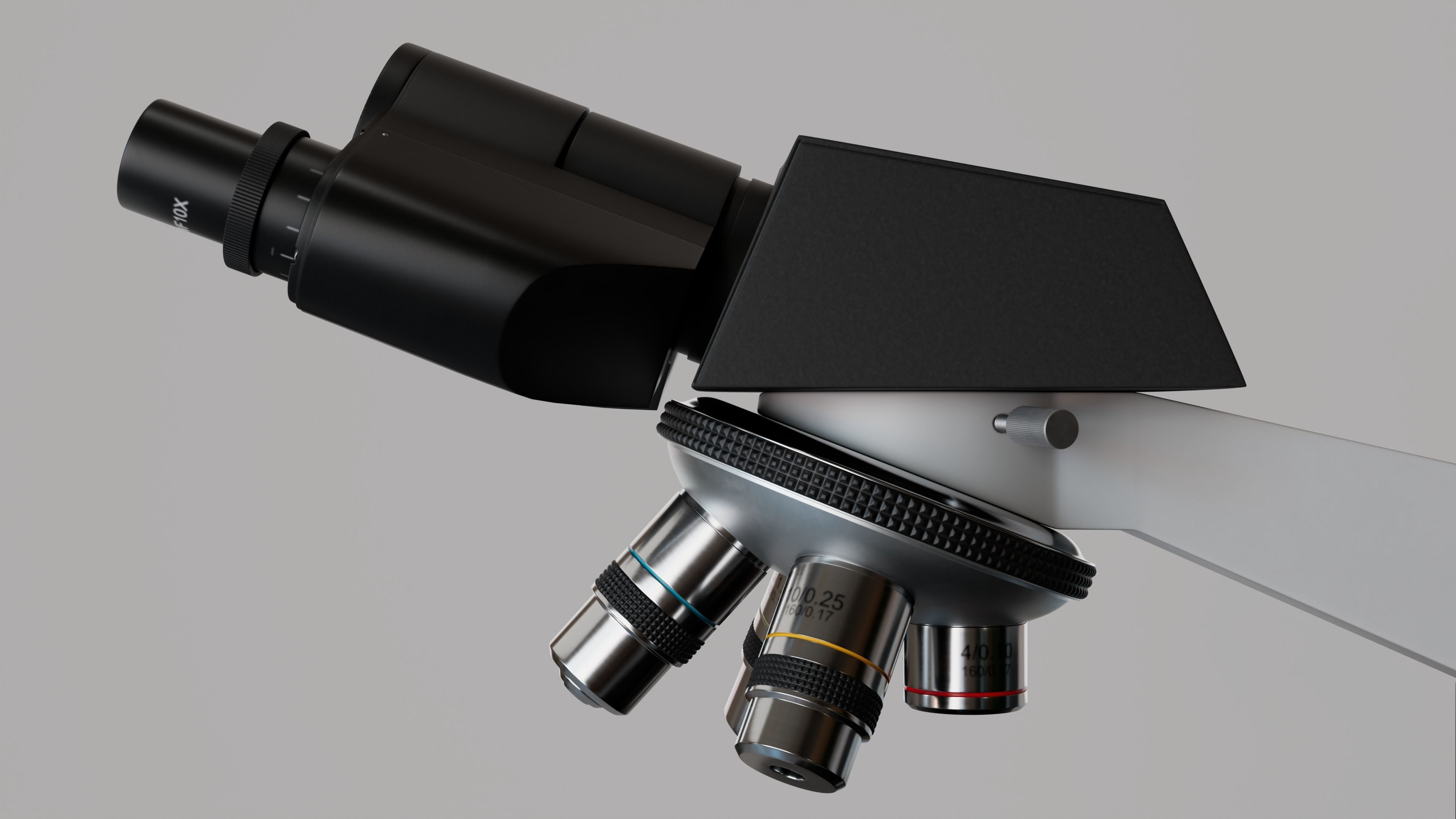 AmScope B490 binocular microscope 3D model_5