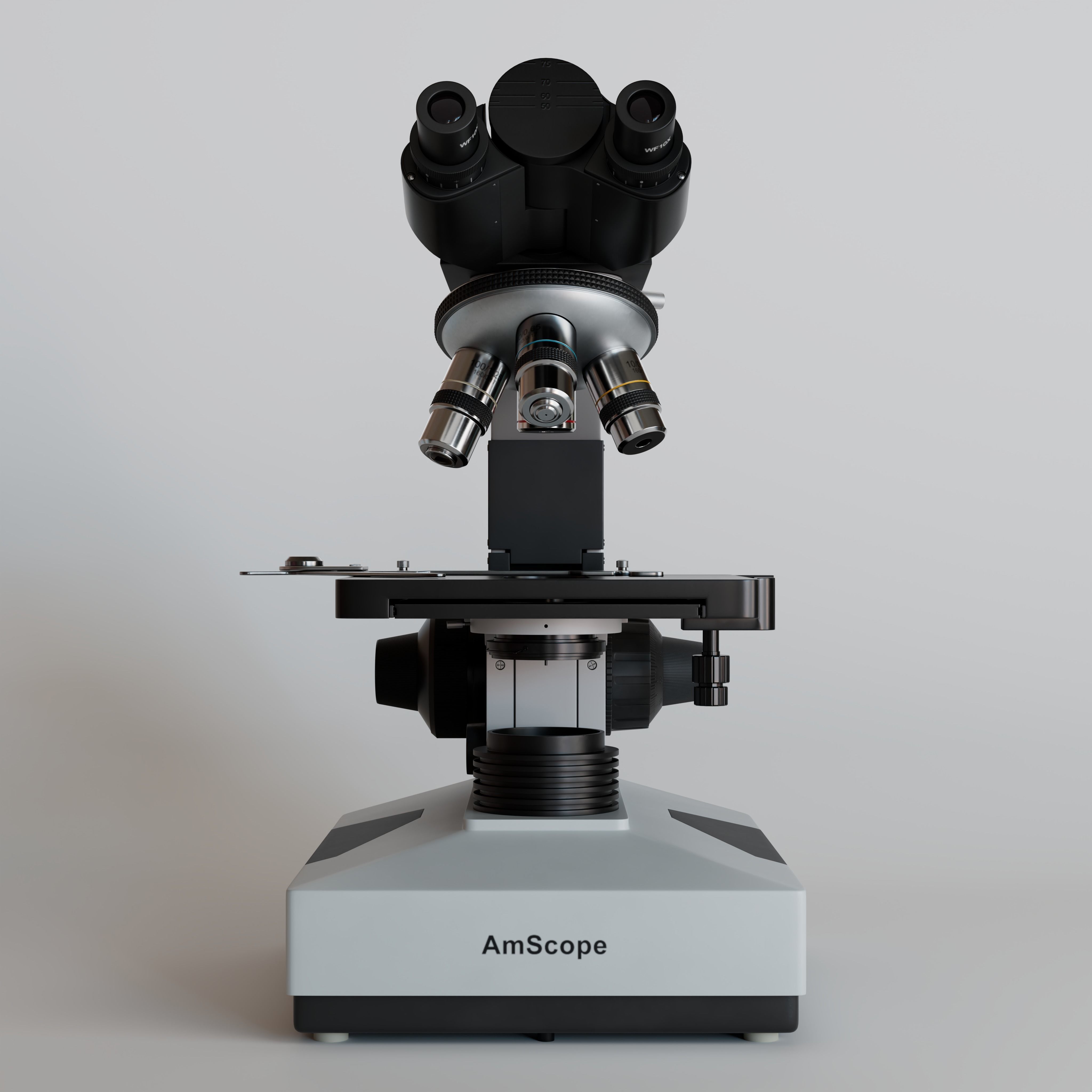 AmScope B490 binocular microscope 3D model_1