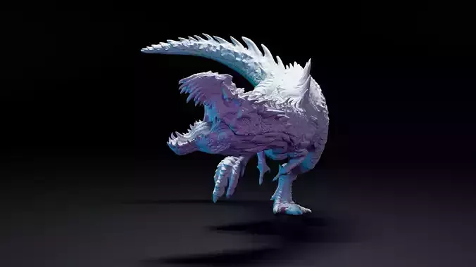 Predator Rex dinosaur 3D print model