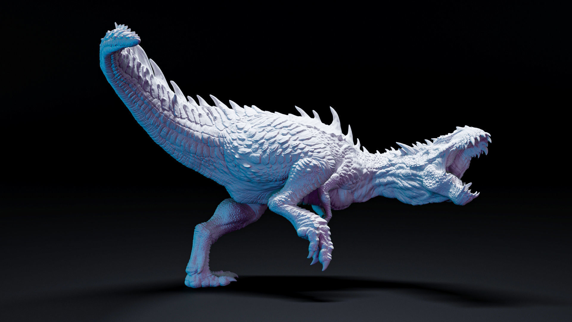 Predator Rex dinosaur 3D print model_2