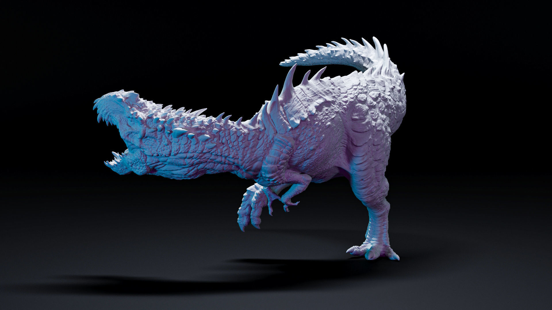 Predator Rex dinosaur 3D print model_1