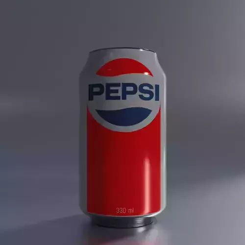 80s pepsi can 3D model