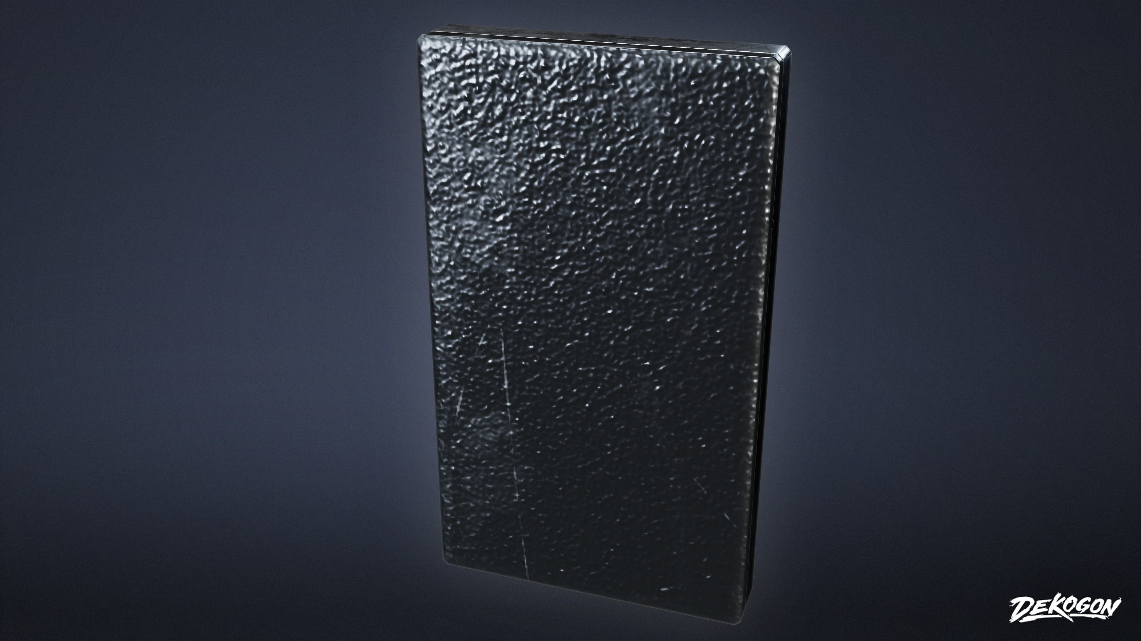 FIRING RANGE - Keypad 01 - LOW POLY Low-poly 3D model_3