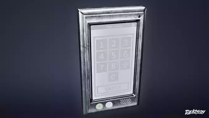 FIRING RANGE - Keypad 01 - LOW POLY