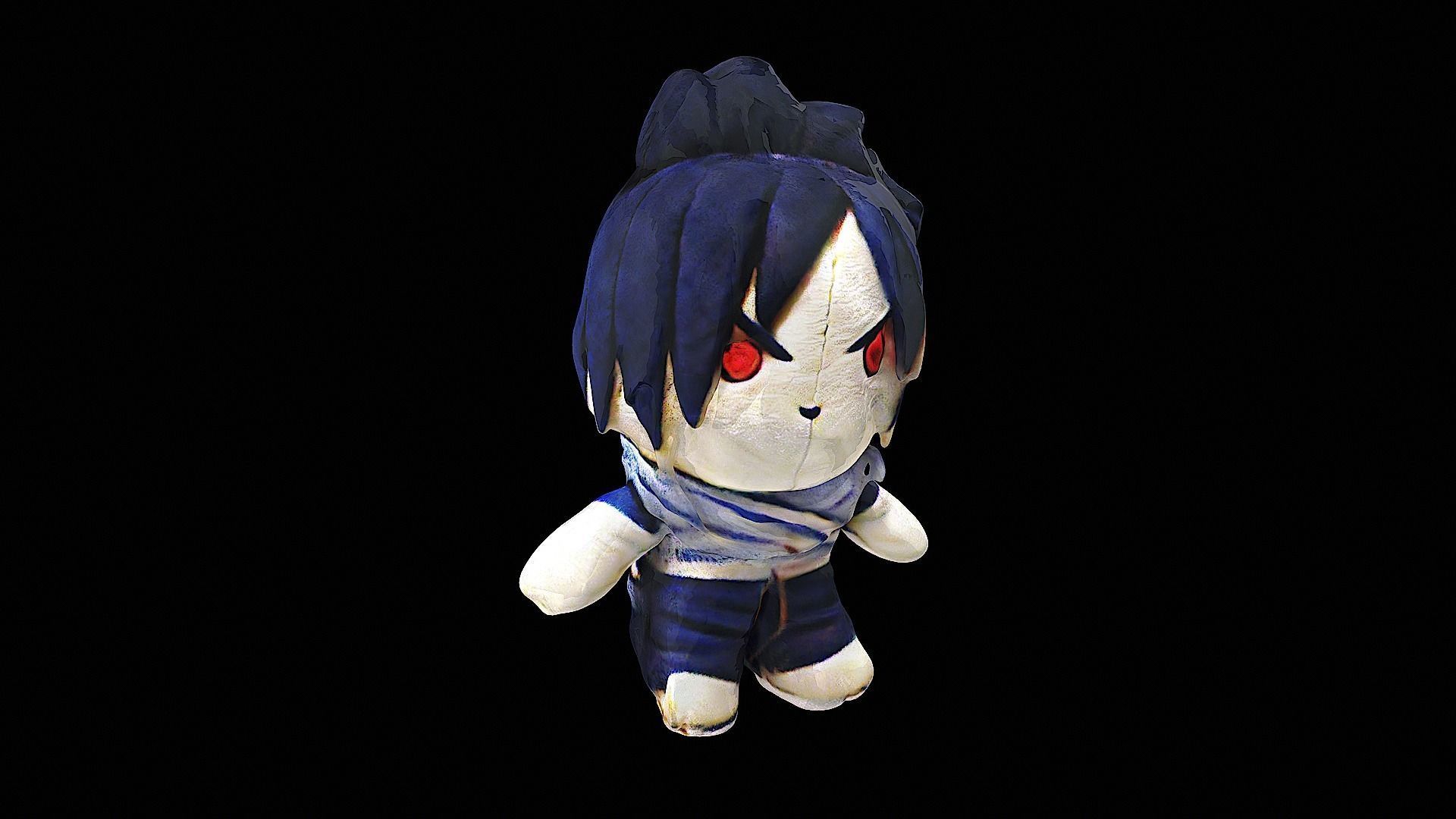 sasuke plush naruto 3D model_2