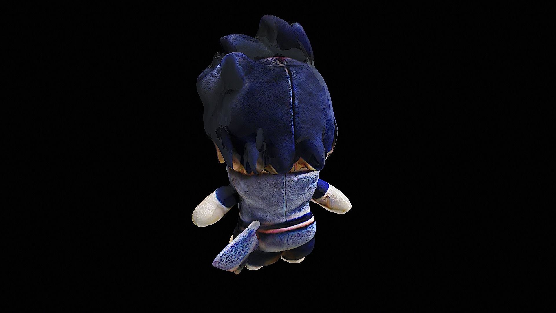 sasuke plush naruto 3D model_6