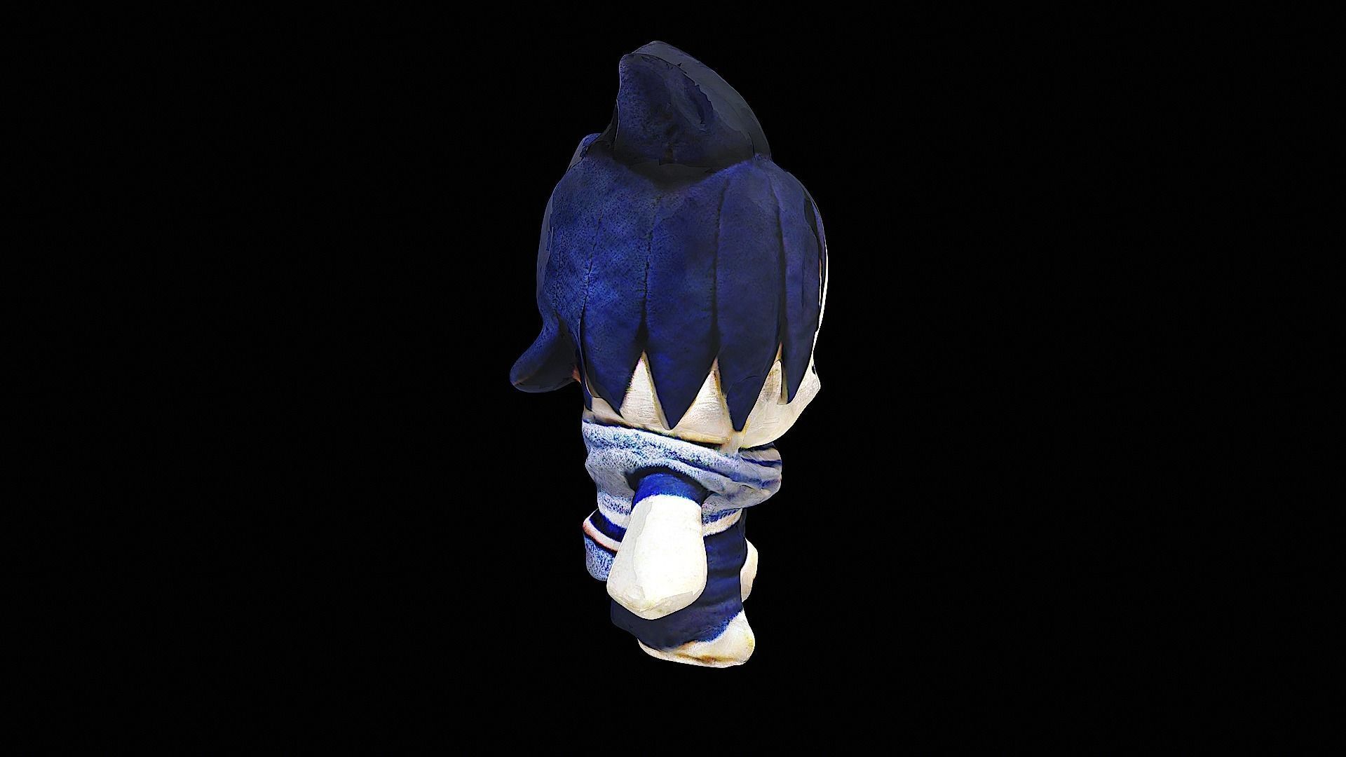 sasuke plush naruto 3D model_4