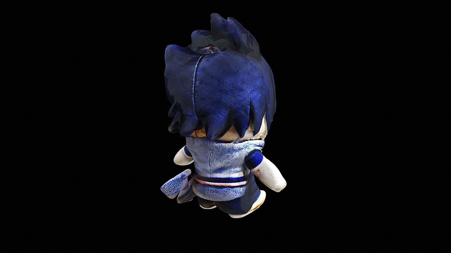 sasuke plush naruto 3D model_5