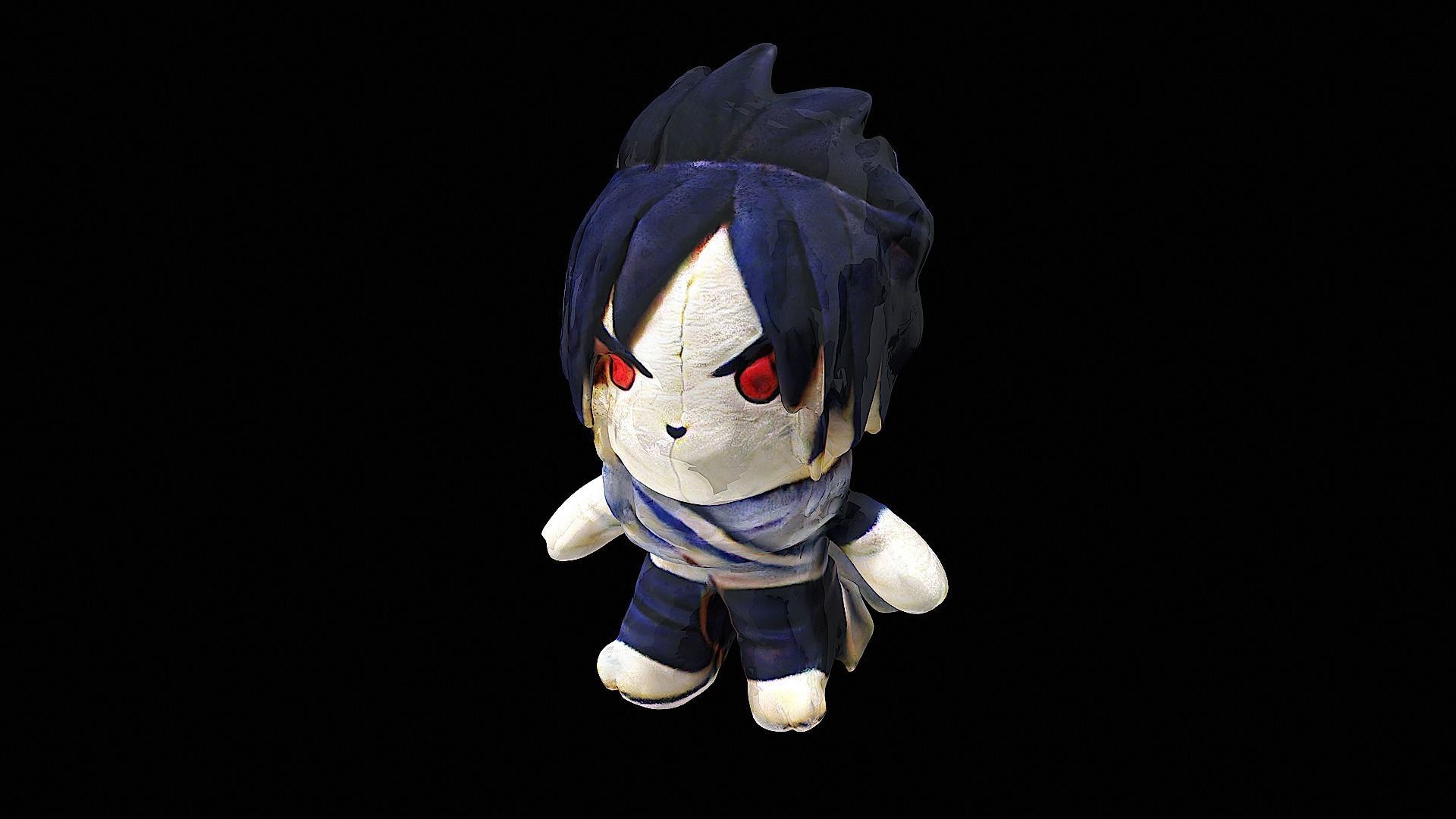 sasuke plush naruto 3D model_1