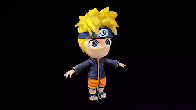 naruto fan-art figurine