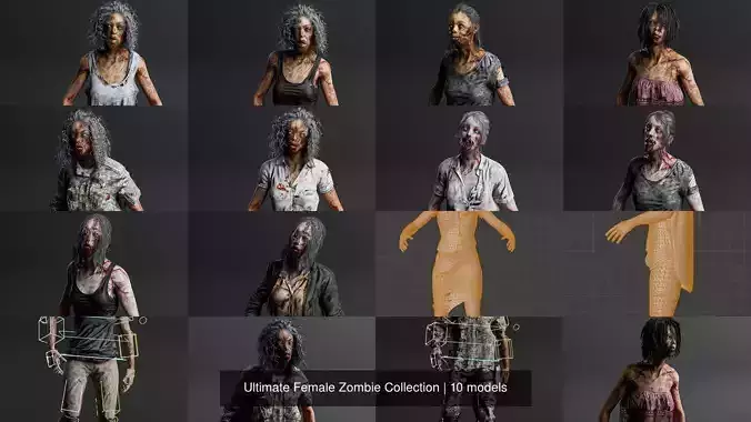 Ultimate Female Zombie Collection 