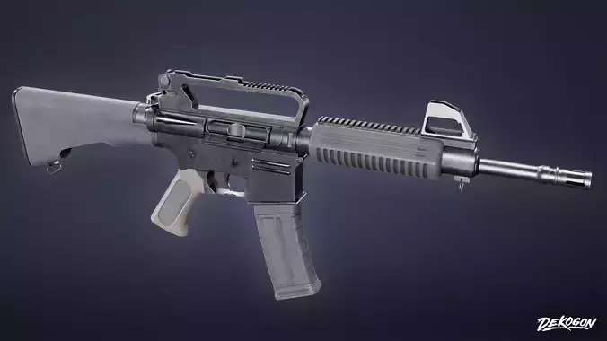 FIRING RANGE - Rifle 01 - LOW POLY