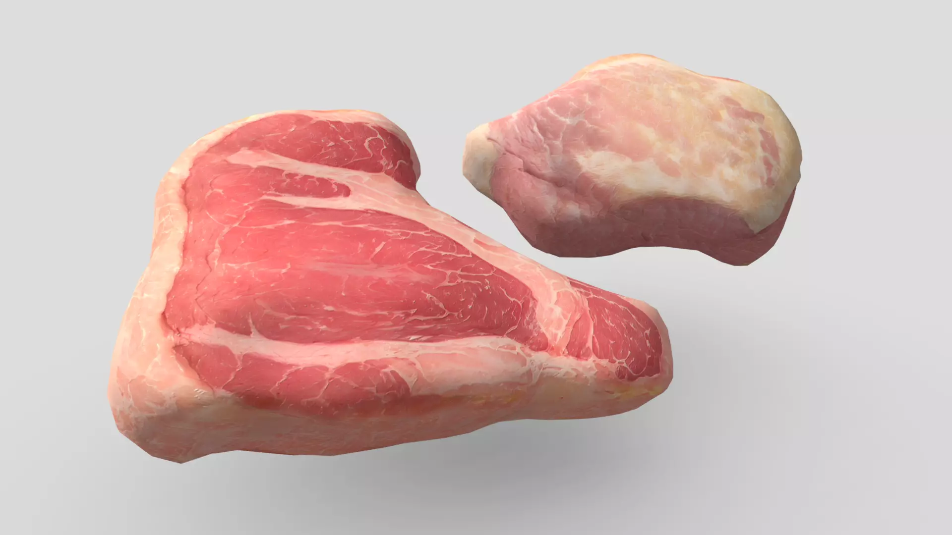 CC0 - Steaks Free low-poly 3D model