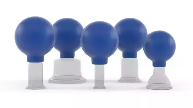 Facial Glass Cupping Set