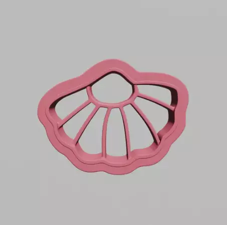 polymer clay cutter- flower 3D print model_0