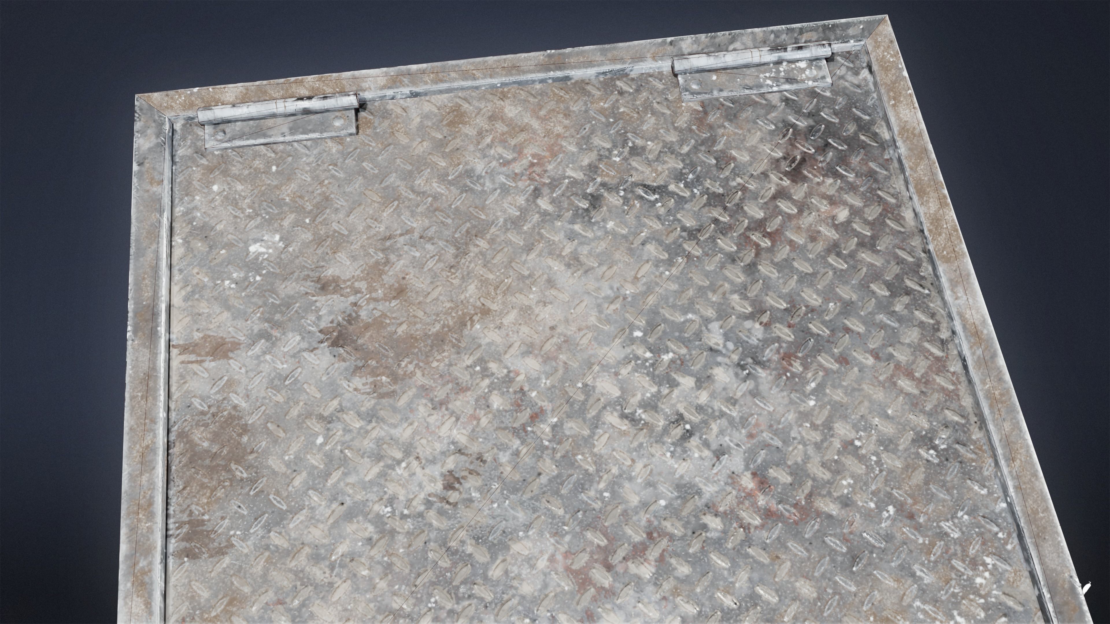 FIRING RANGE - Vents 01 - LOW POLY Low-poly 3D model_14