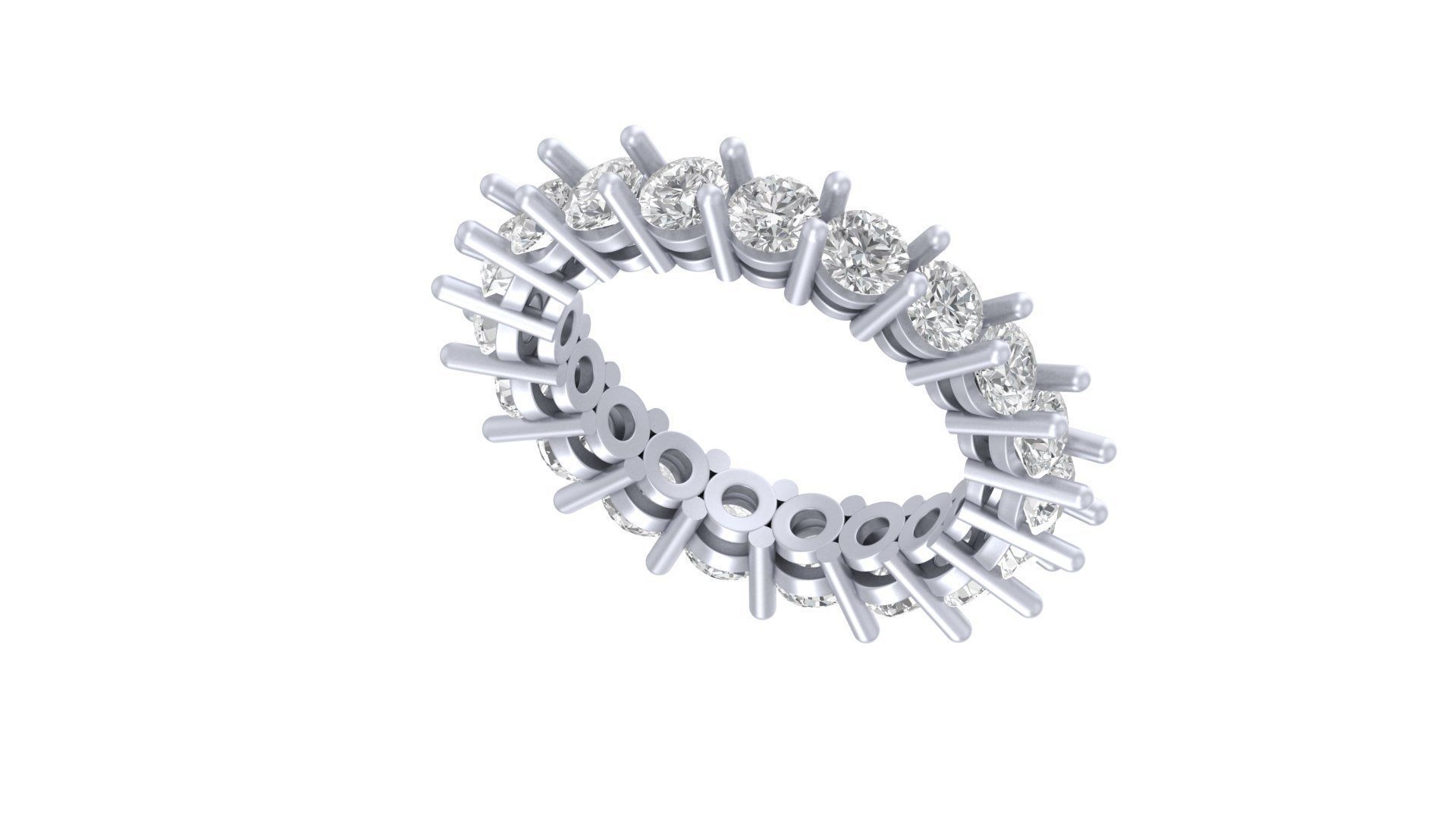 Full eternity ring design 3D print model_2