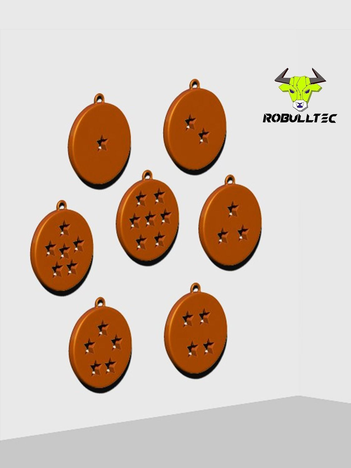 Christmas Dragon Balls 3D print model_1