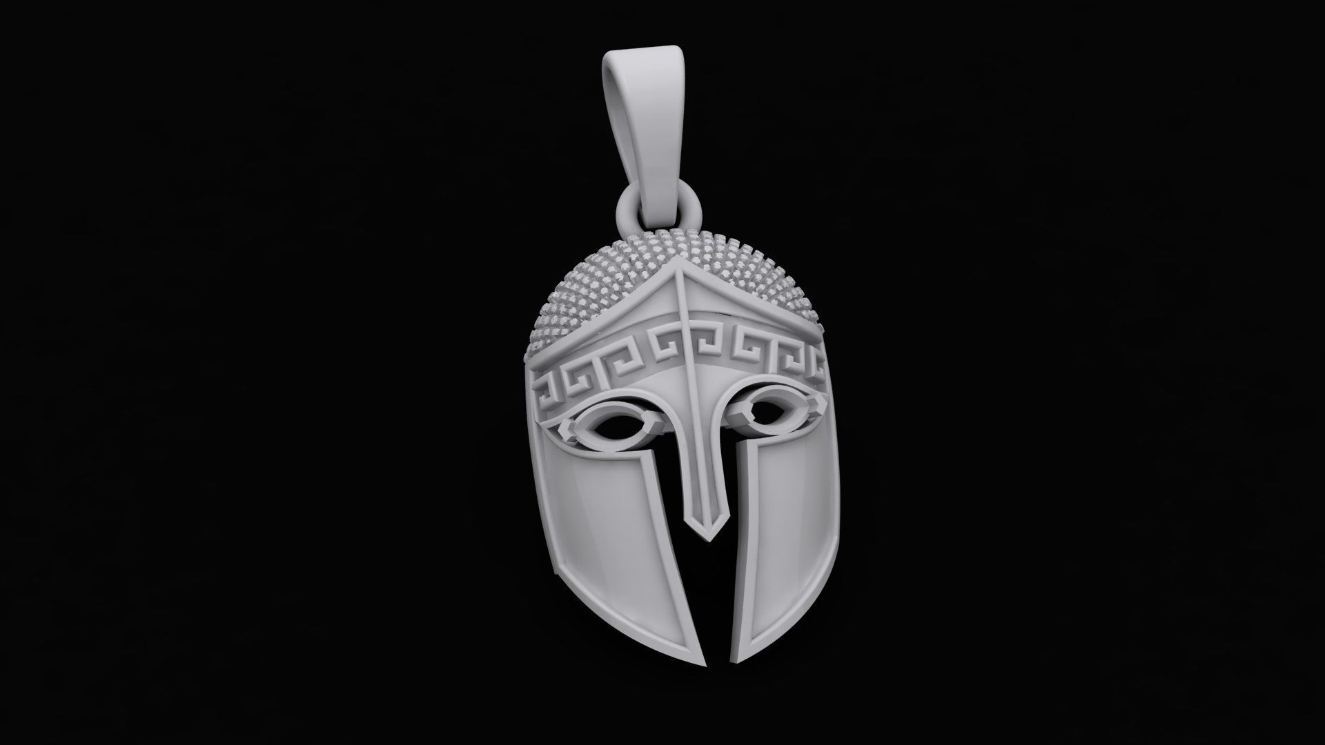 spartan helmet 3D print model_5