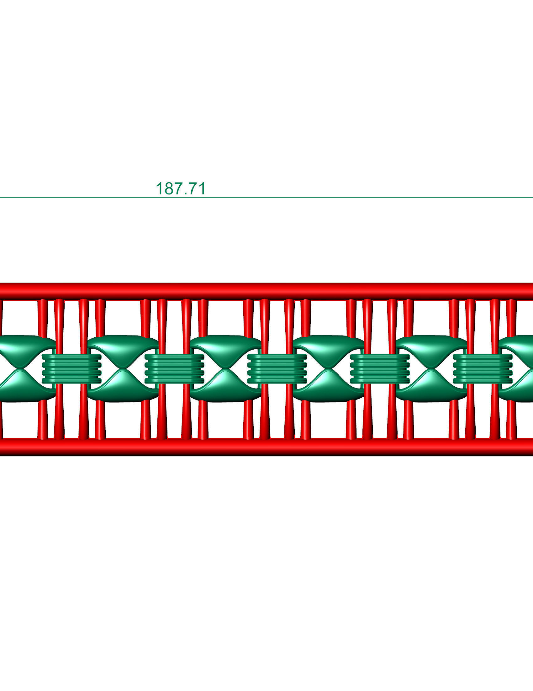5MM TOP SOLD UNIQUE NECKLACE  3D BRACELET 3D print model_5