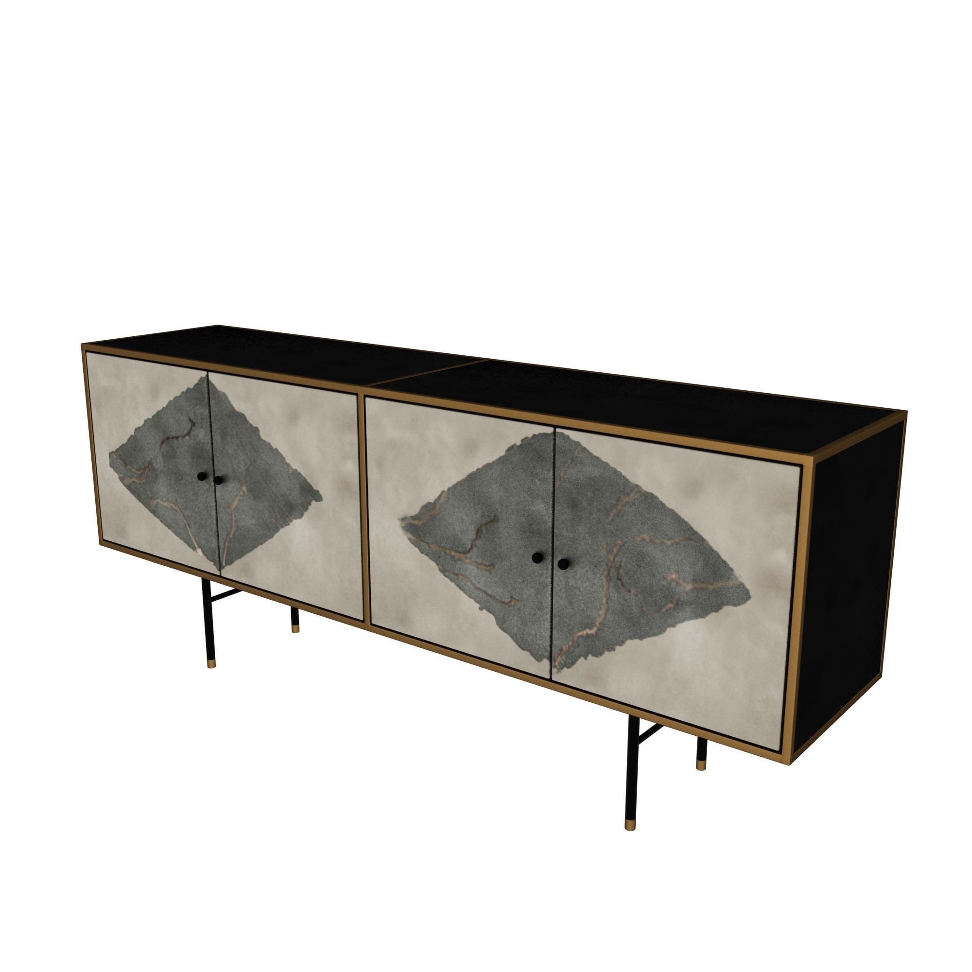 Kare design Mancha cabinet 3D model_4