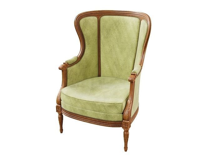 Classic Fabric Armchair 3D model